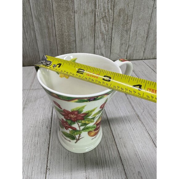 Vtg Crown Trent Fine Bone China Fruit Set of 2 Mugs Kiwi Papaya Pomegranate Fig - Picture 8 of 16